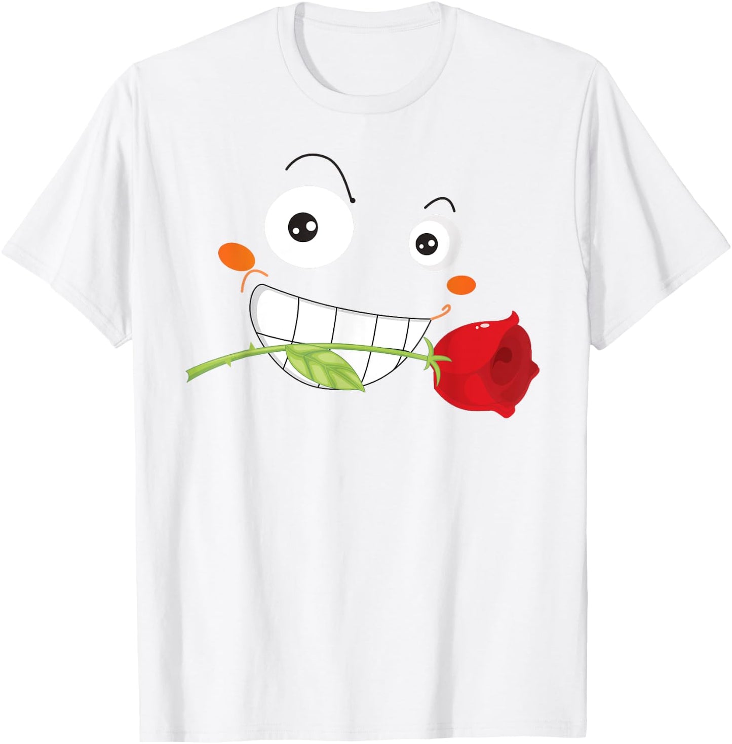 Group Costume Team Outfit Rose Gentleman Casanova Emoticon T-Shirt - T-Shirt | White