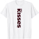 Hershey's Kisses Centered Text Logo Design T-Shirt - T-Shirt | White