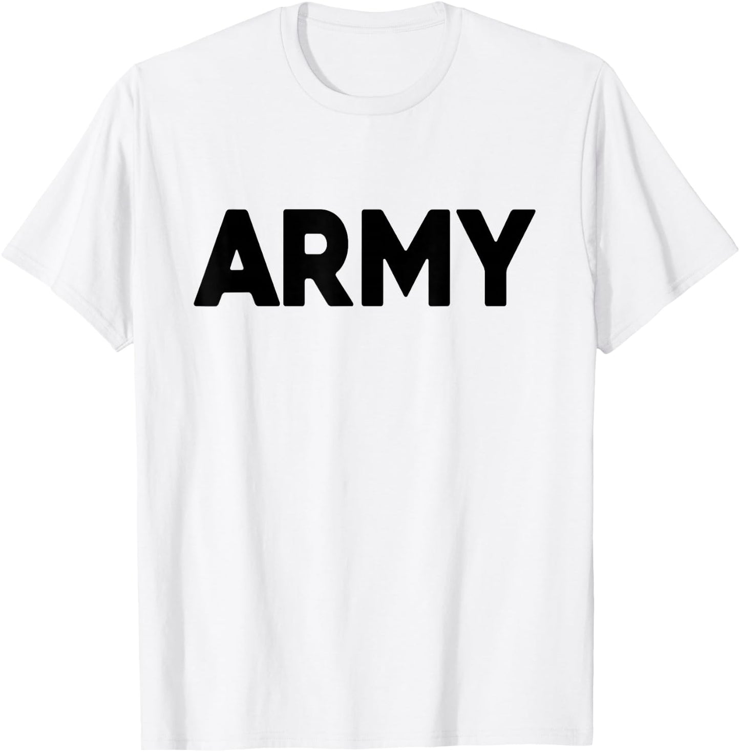 Army Physical Training Vintage USA Soldier Military Green US T-Shirt - T-Shirt | White