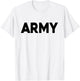Army Physical Training Vintage USA Soldier Military Green US T-Shirt - T-Shirt | White