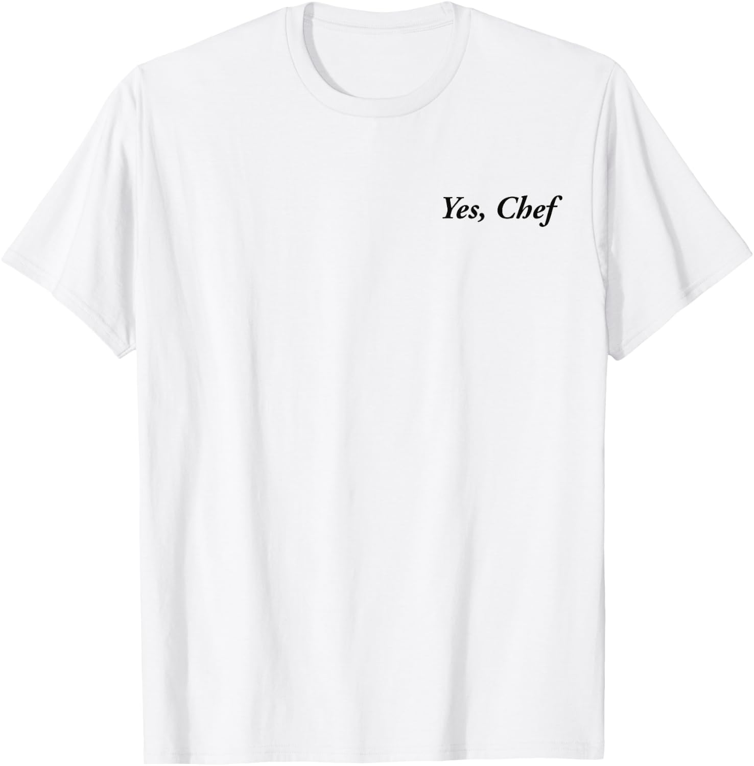 Yes Chef T-Shirt - T-Shirt | White