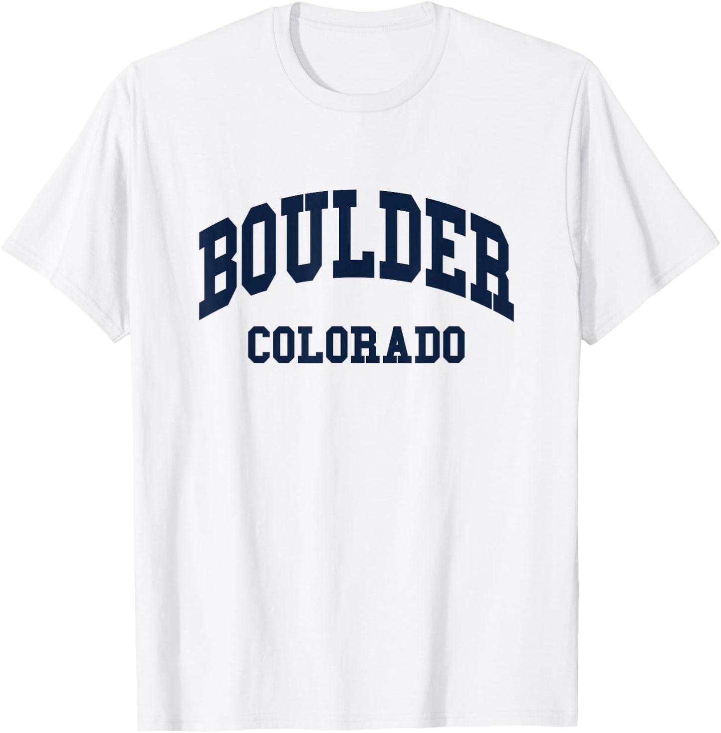 Boulder - Colorado - Throwback Design - Classic T-Shirt - T-Shirt | White