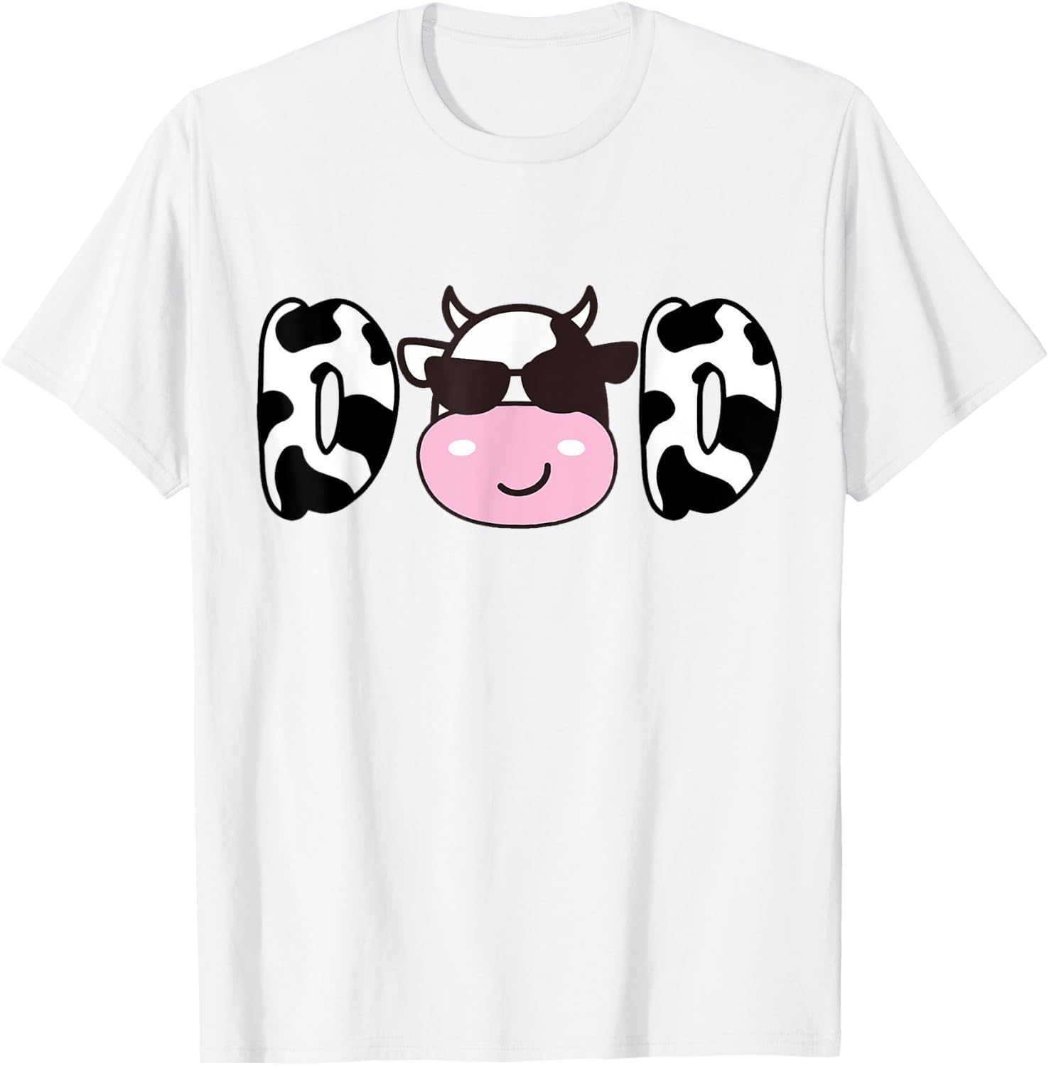 Dad of The Birthday Girl Funny Cow Daddy Papa Bday Matching T-Shirt - T-Shirt | White