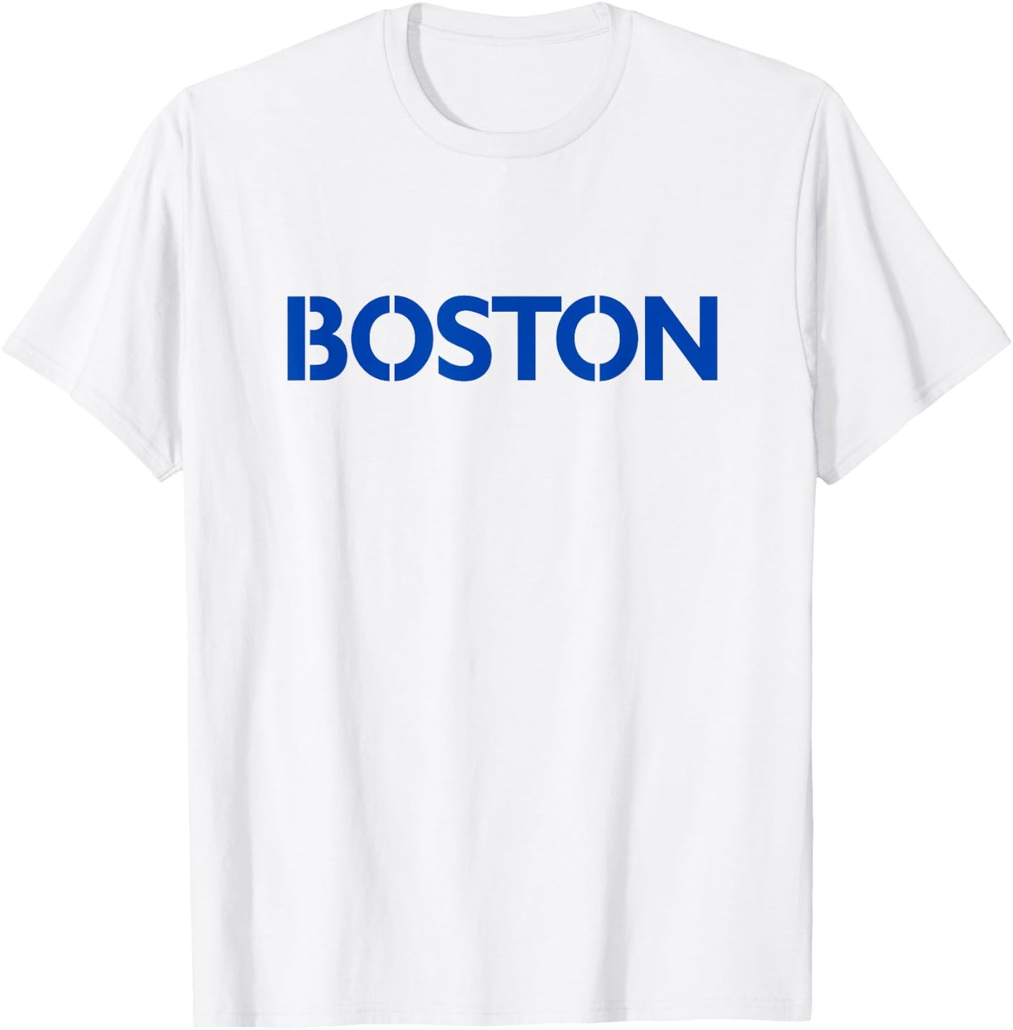 Retro Yellow Boston Vintage Throwback Running T-Shirt - T-Shirt | White
