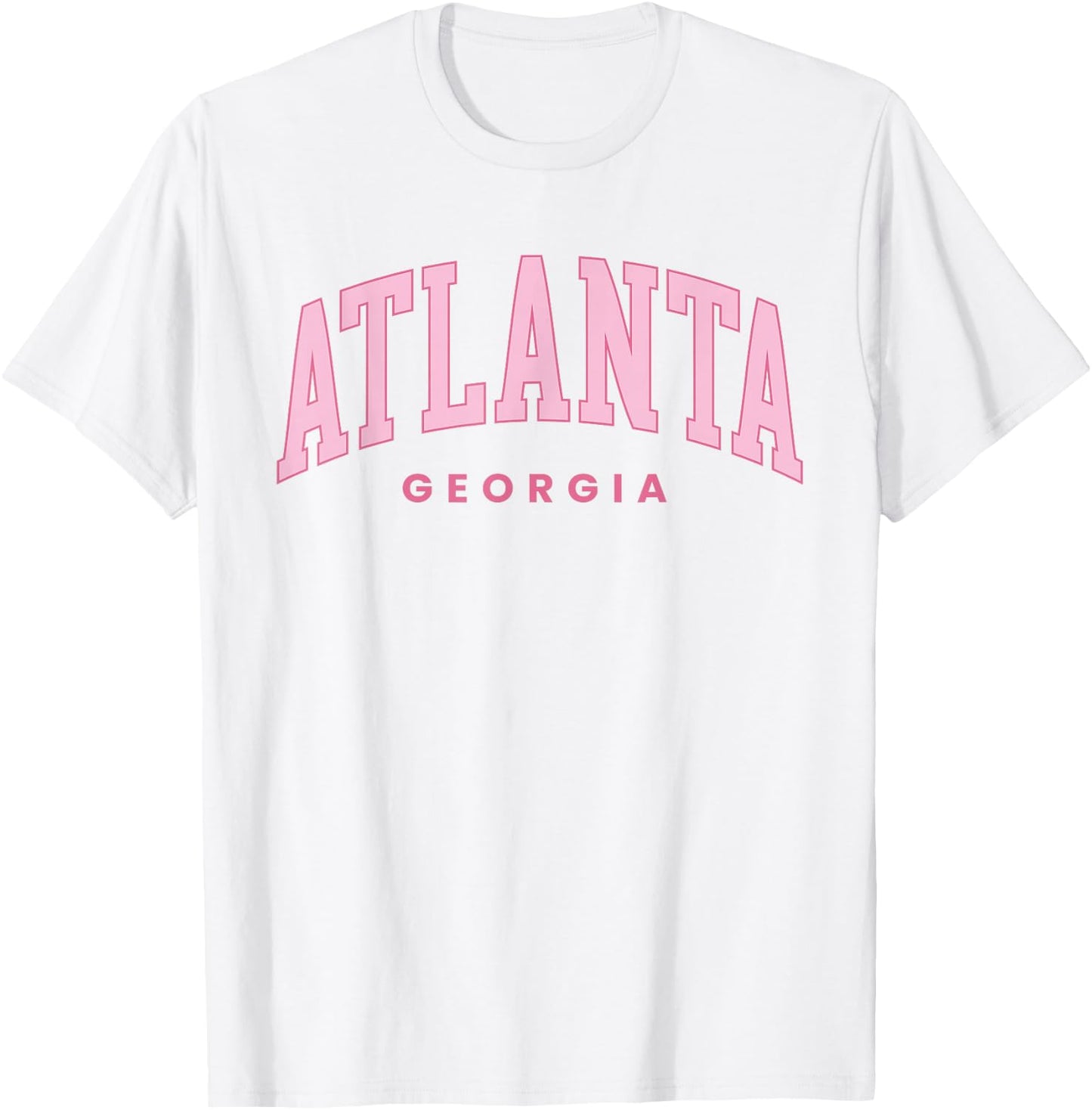 Retro Atlanta Georgia Vintage Preppy Throwback Girls Kid T-Shirt - T-Shirt | White