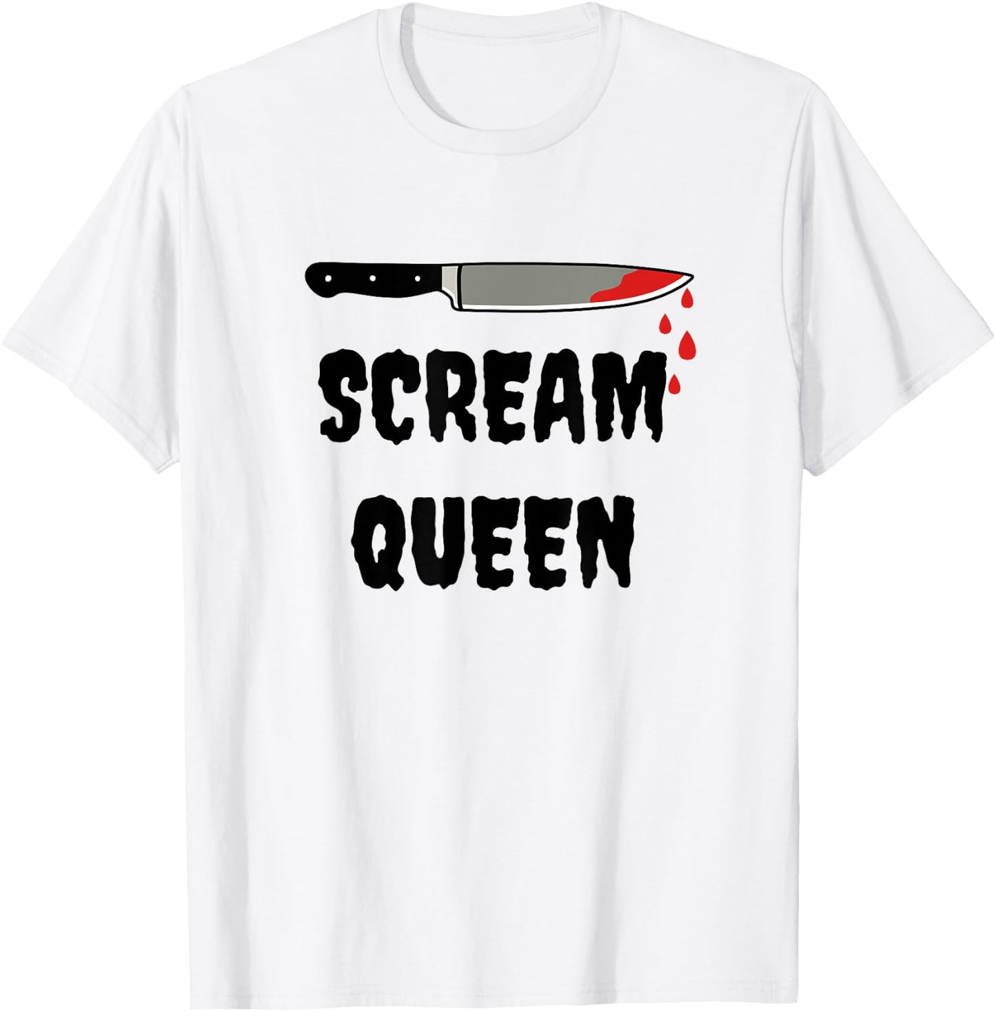 Scream Queen Horror Movies Fan Scream Queen Horror T-Shirt - T-Shirt | White