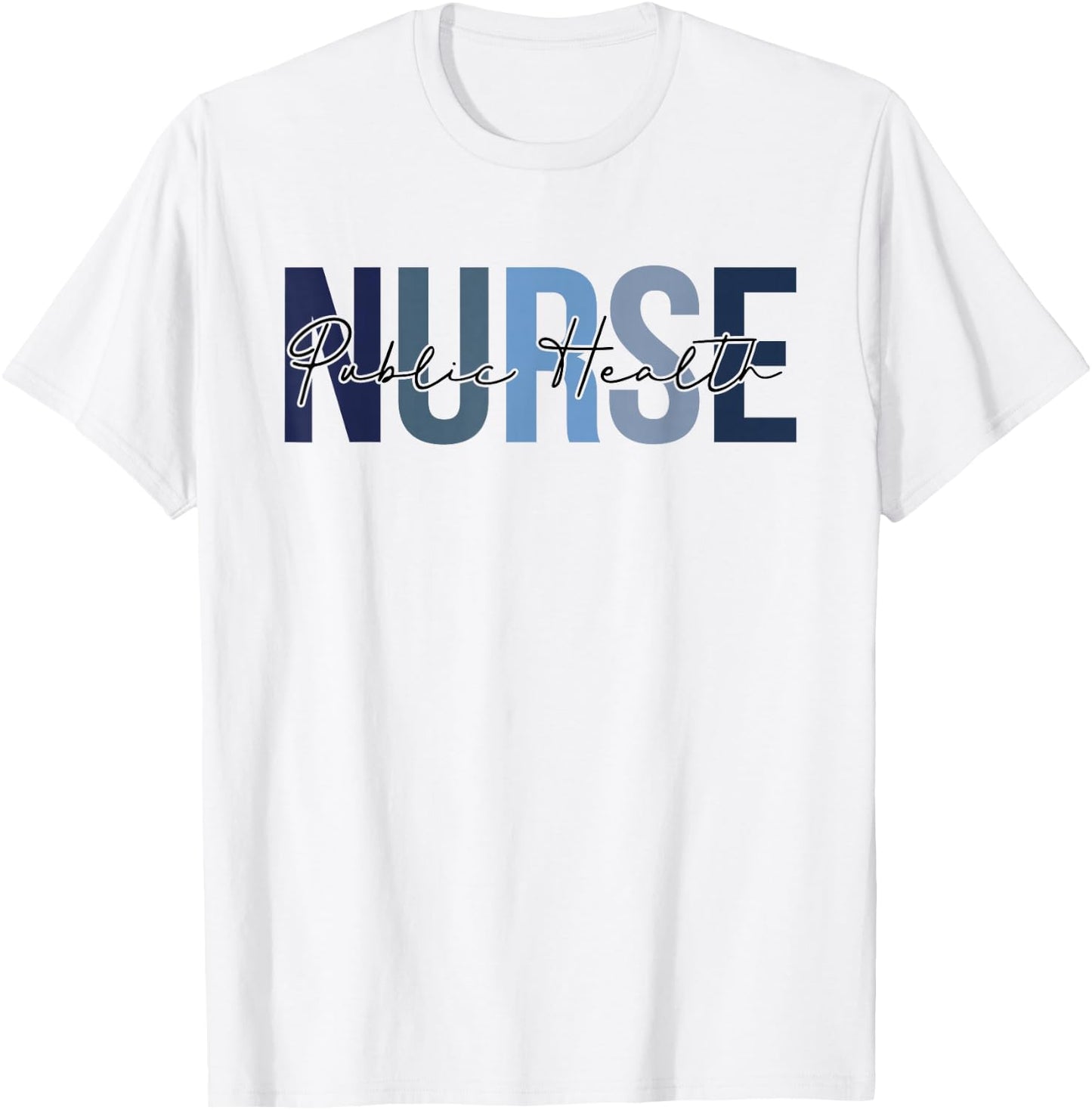 Retro Public Health Nurse Gifts Nursing Apparel T-Shirt - T-Shirt | White