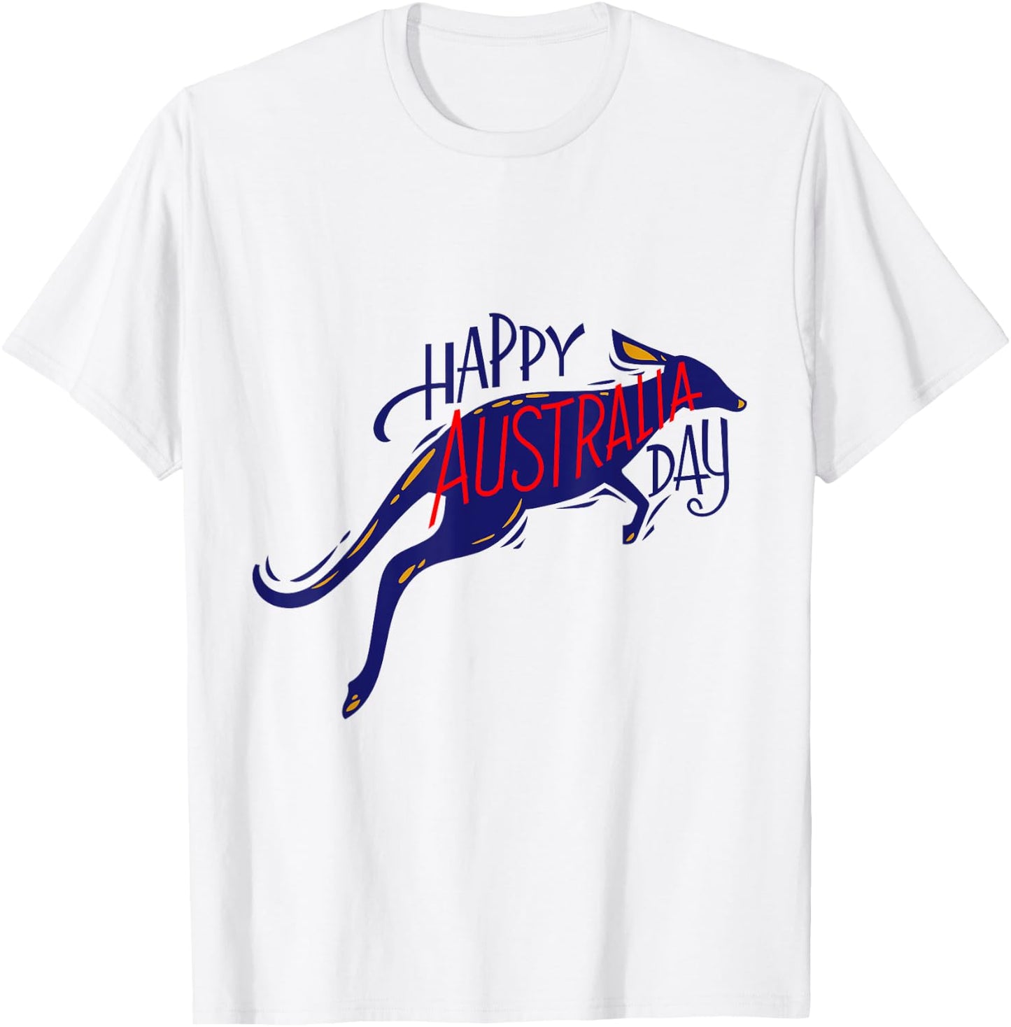 Australia Day Kangaroo Australia Proud Aussie Roo Kangaroo T-Shirt - T-Shirt | White