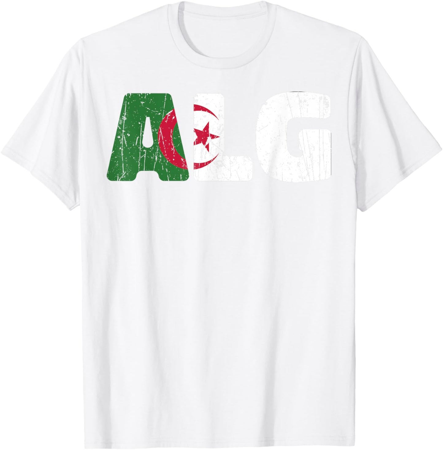 Algeria Flag DZ Algerian Football team Proud Algerian T-Shirt - T-Shirt | White