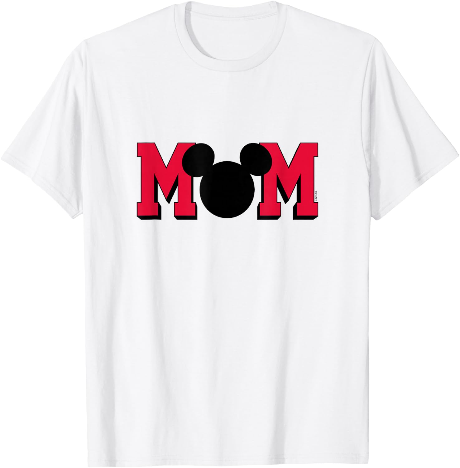 Disney - Mom Mickey Mouse Silhouette T-Shirt - T-Shirt | White