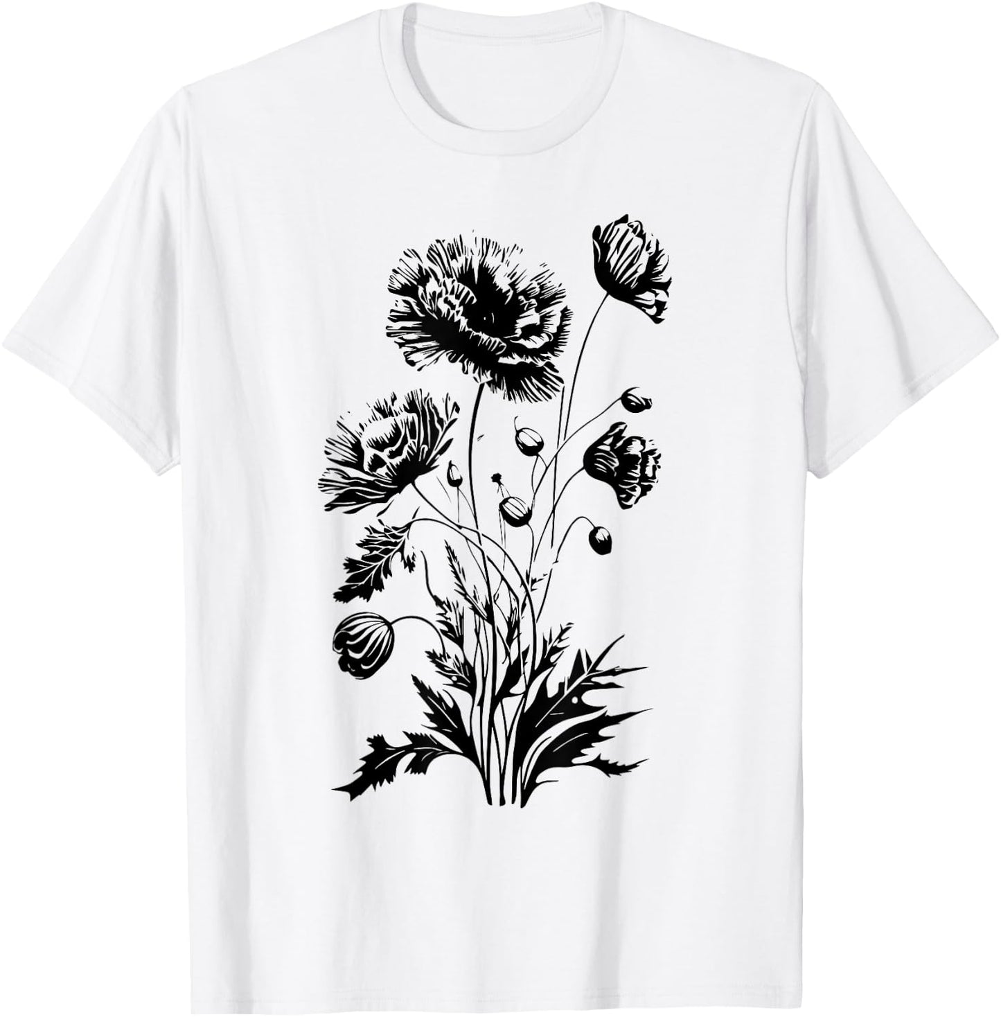 Poppies, spring bloomers, summer, flower, garden, outdoor Women Kids T-Shirt - T-Shirt | White
