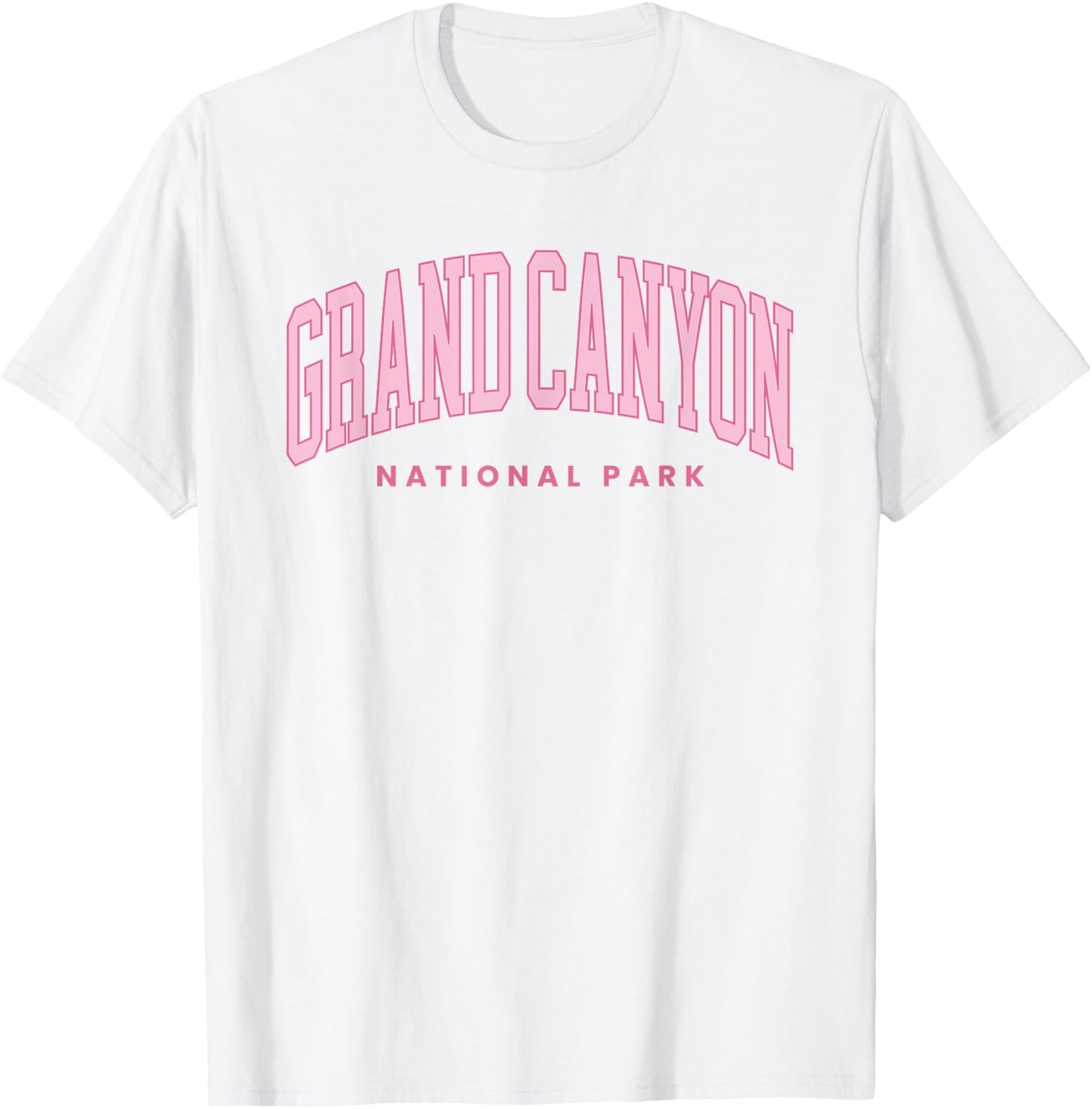 Grand Canyon National Park Arizona Preppy Throwback T-Shirt - T-Shirt | White