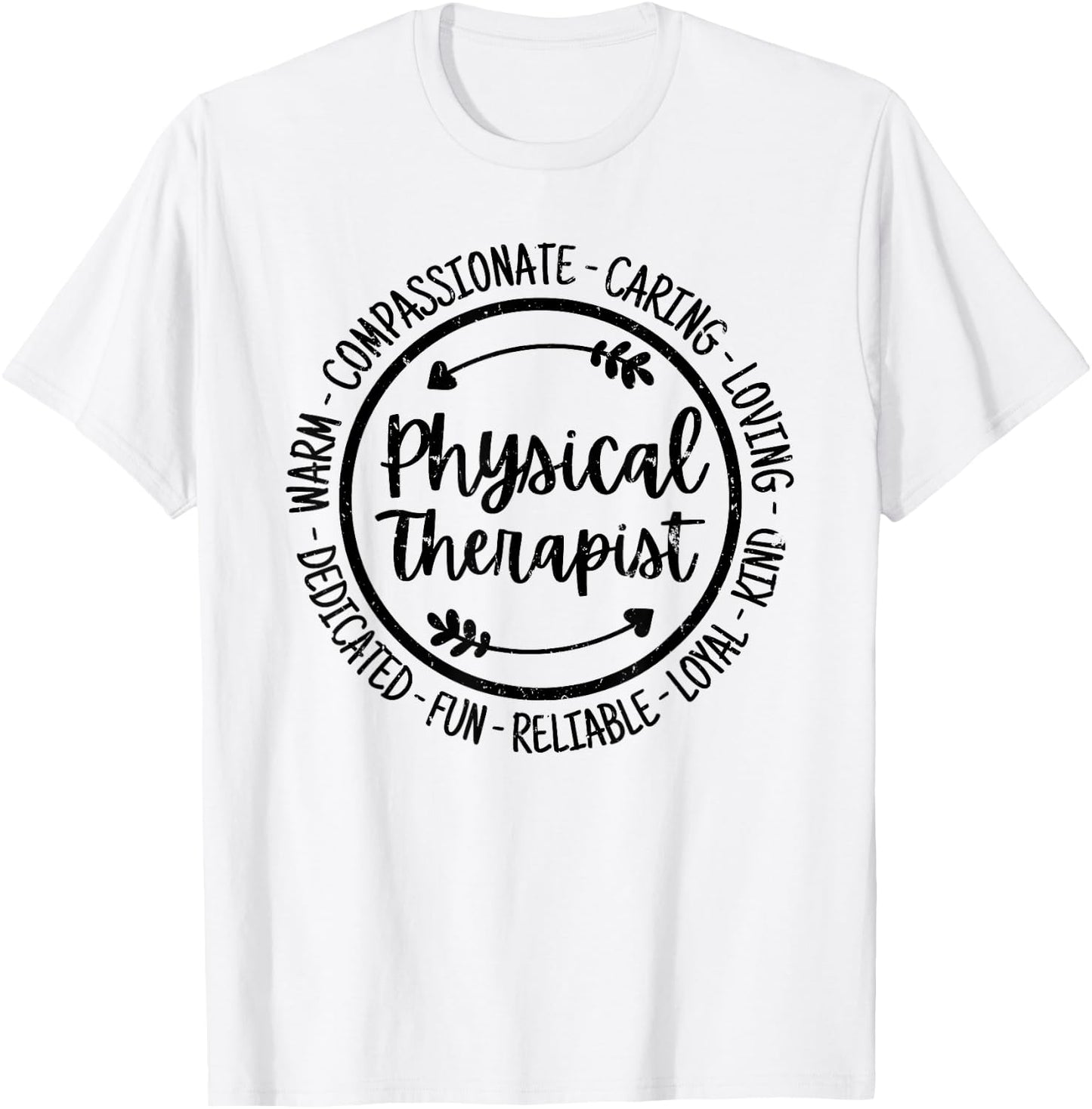 Physical Therapist PT Physical Therapy Physiotherapy Vintage T-Shirt - T-Shirt | White