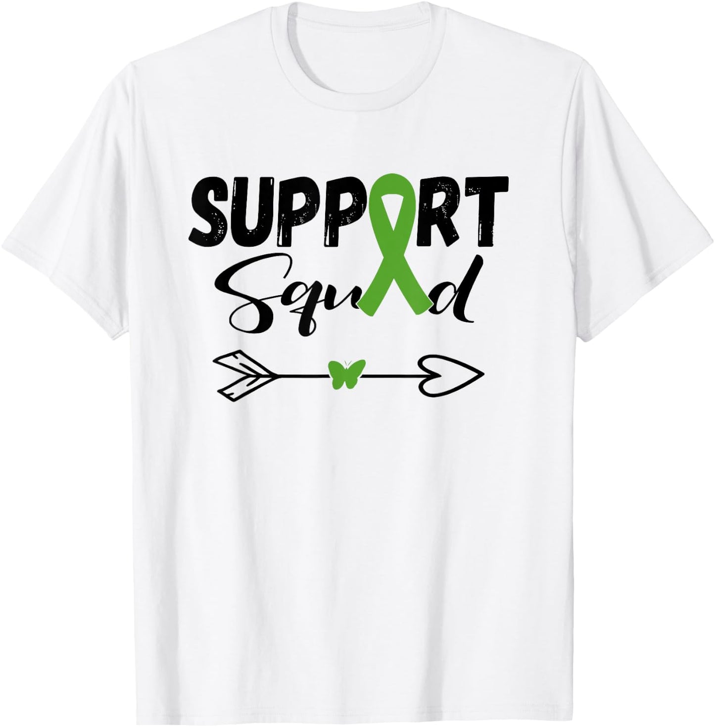 Liver Cancer Shirt Support Squad Liver Cancer Awareness T-Shirt - T-Shirt | White