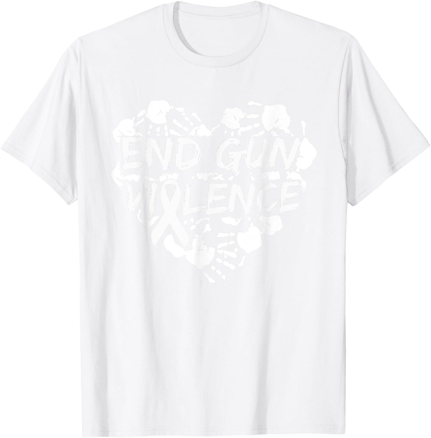 Wear Orange Protect Children Enough End Gun Violence T-Shirt - T-Shirt | White