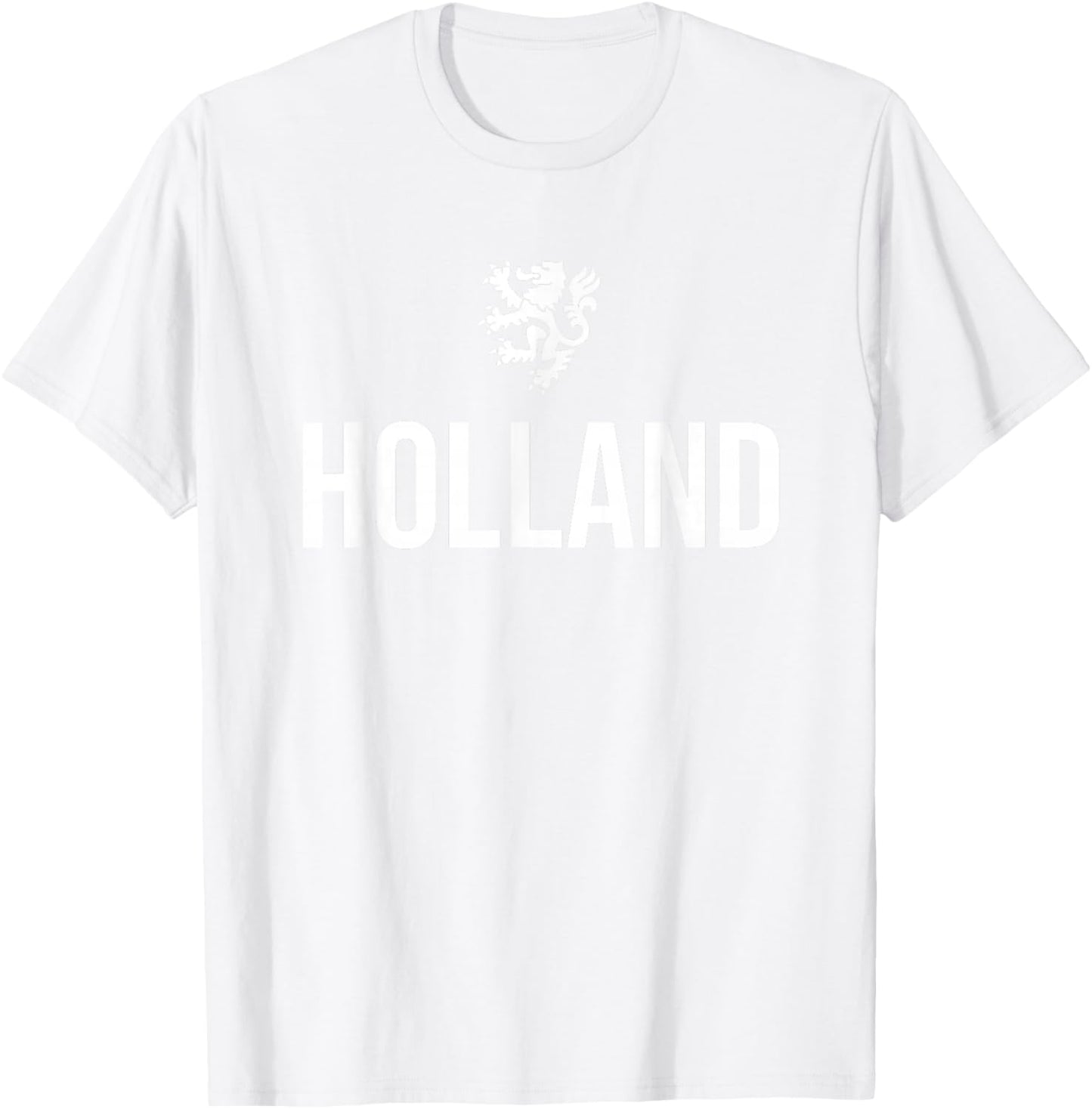 Holland Emblem Lion Netherlands T-Shirt - T-Shirt | White