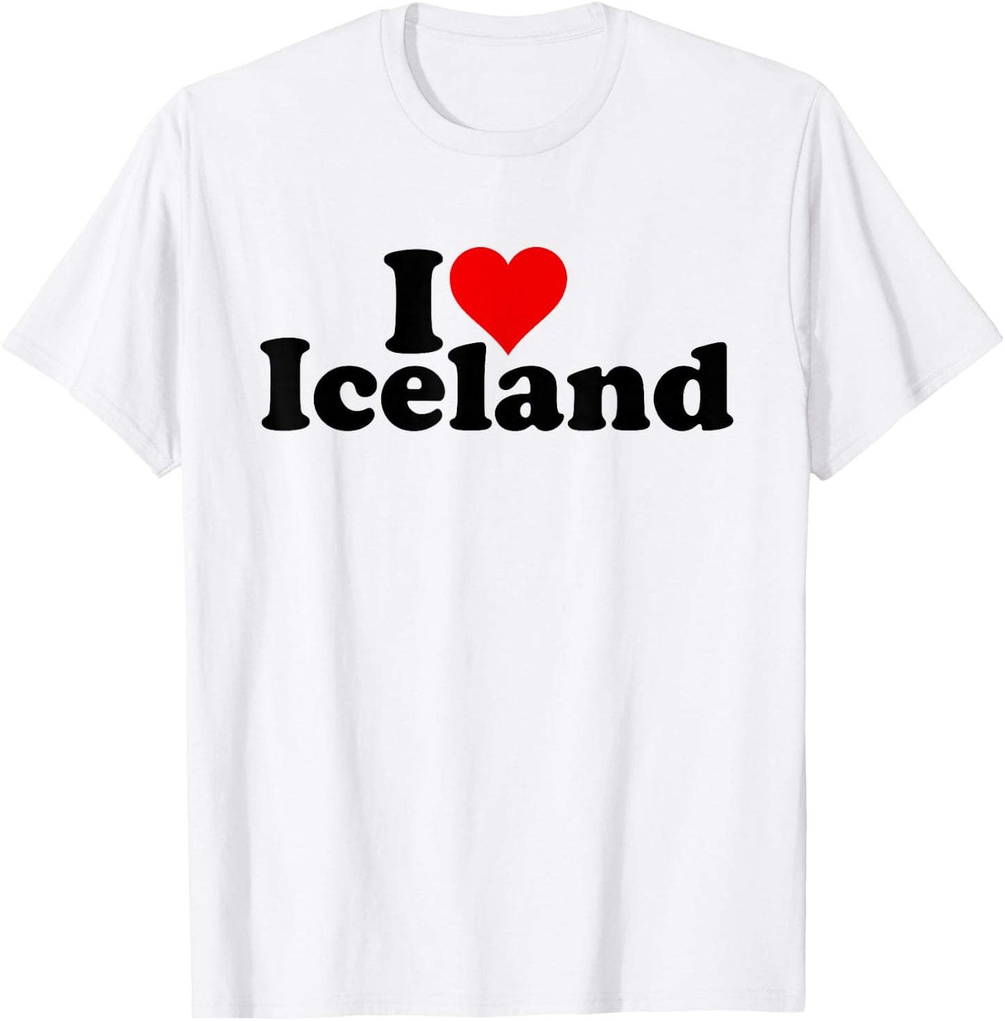 I Love Heart Iceland T-Shirt - T-Shirt | White