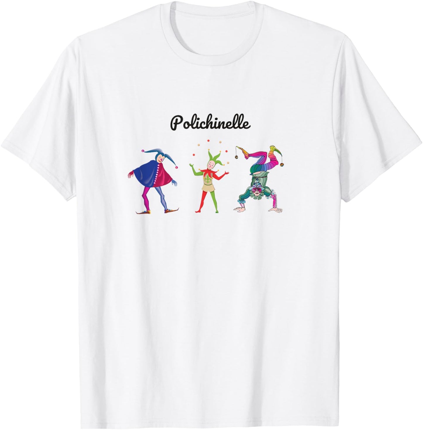 POLICHINELLE NUTCRACKER Christmas Ballet Dancer Graphic T-Shirt - T-Shirt | White