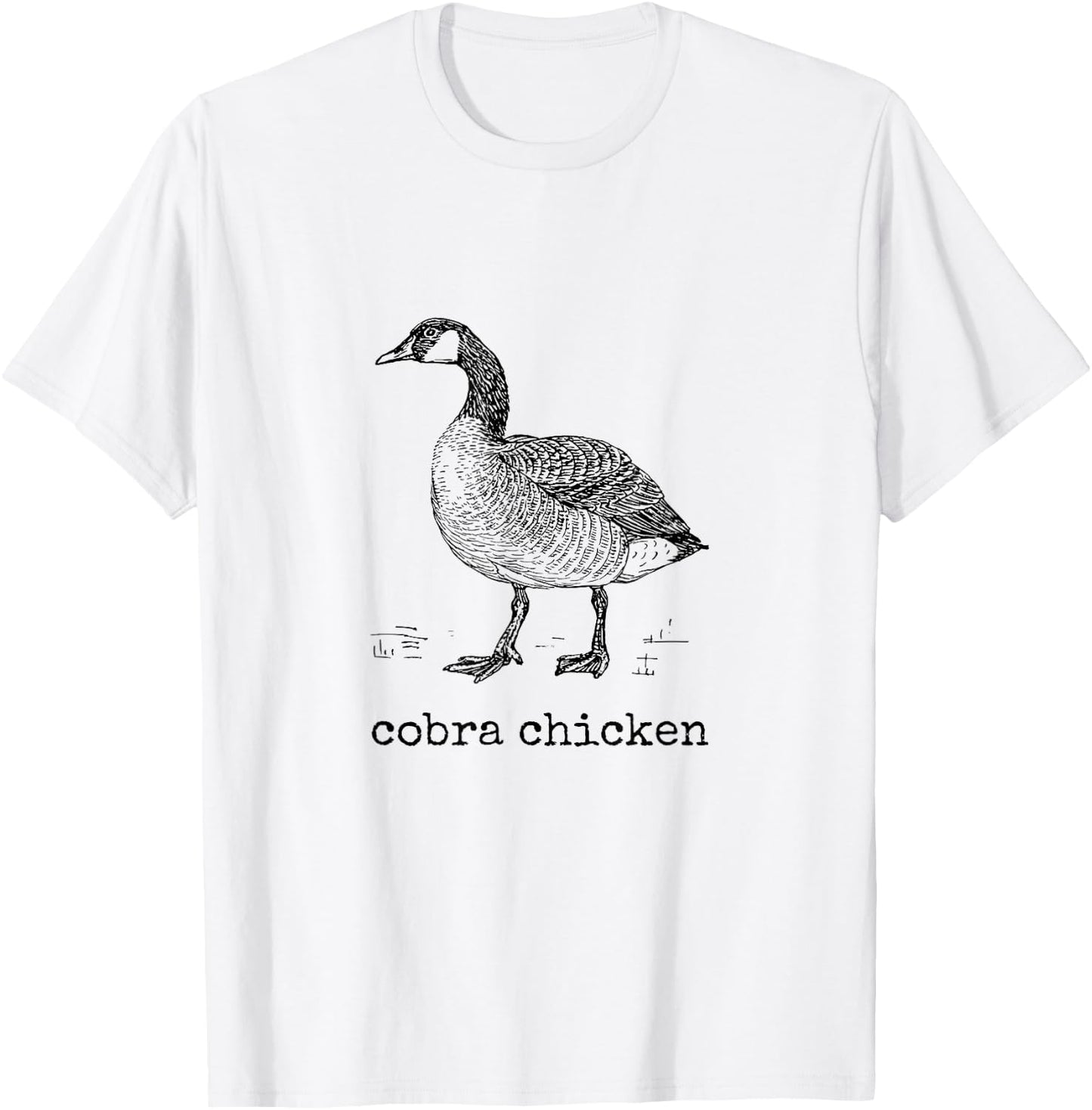 Cobra Chicken Funny Goose Wrong Animal Name Joke T-Shirt - T-Shirt | White