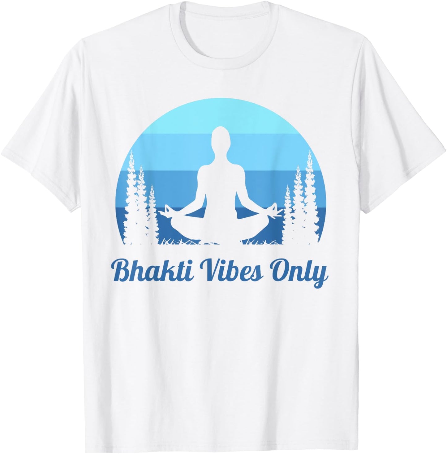 Bhakti Yoga Lotus Quote T-Shirt - T-Shirt | White
