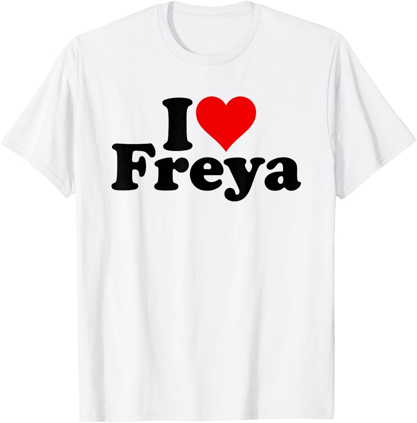 I Love Heart Freya T-Shirt - T-Shirt | White