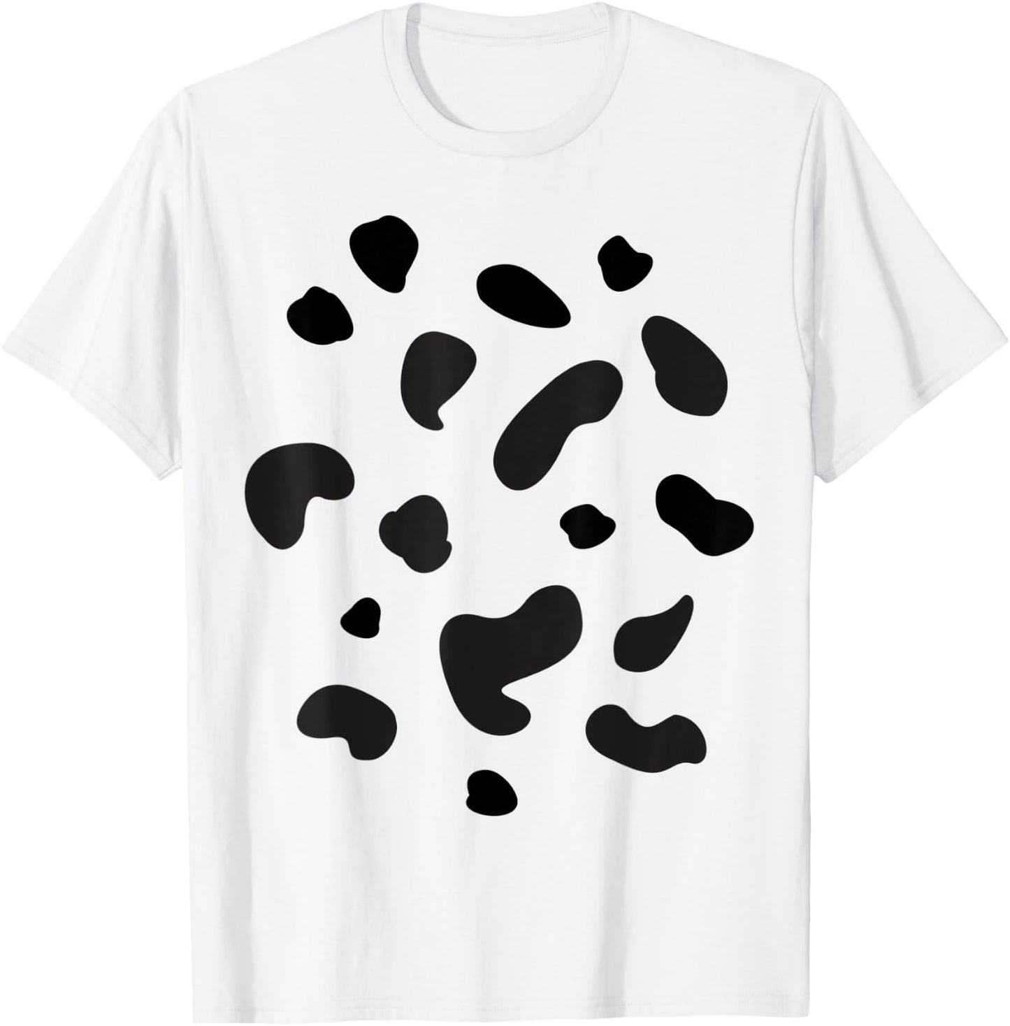 dalmatian cow stains spots Carnival Costume T-Shirt - T-Shirt | White