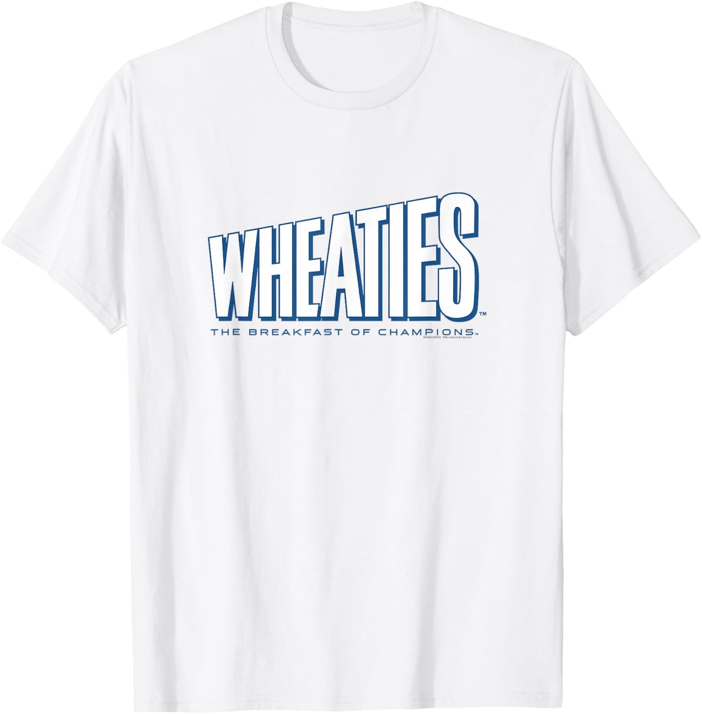 Wheaties The Breakfast Of Champions Iconic Classic Logo T-Shirt - T-Shirt | White