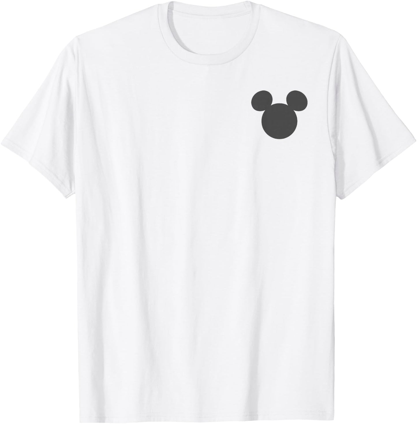 Disney Mickey and Friends Mickey Silhouette Front & Back T-Shirt - T-Shirt | White