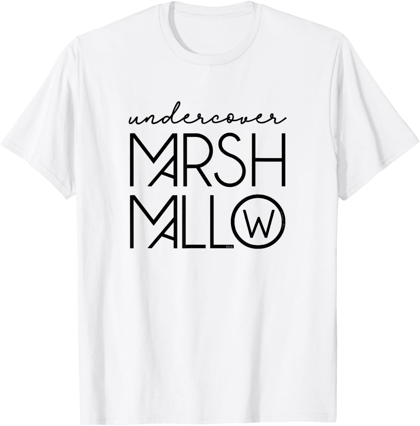 Marshmallow Undercover Costume Cool Alternative T-Shirt - T-Shirt | White