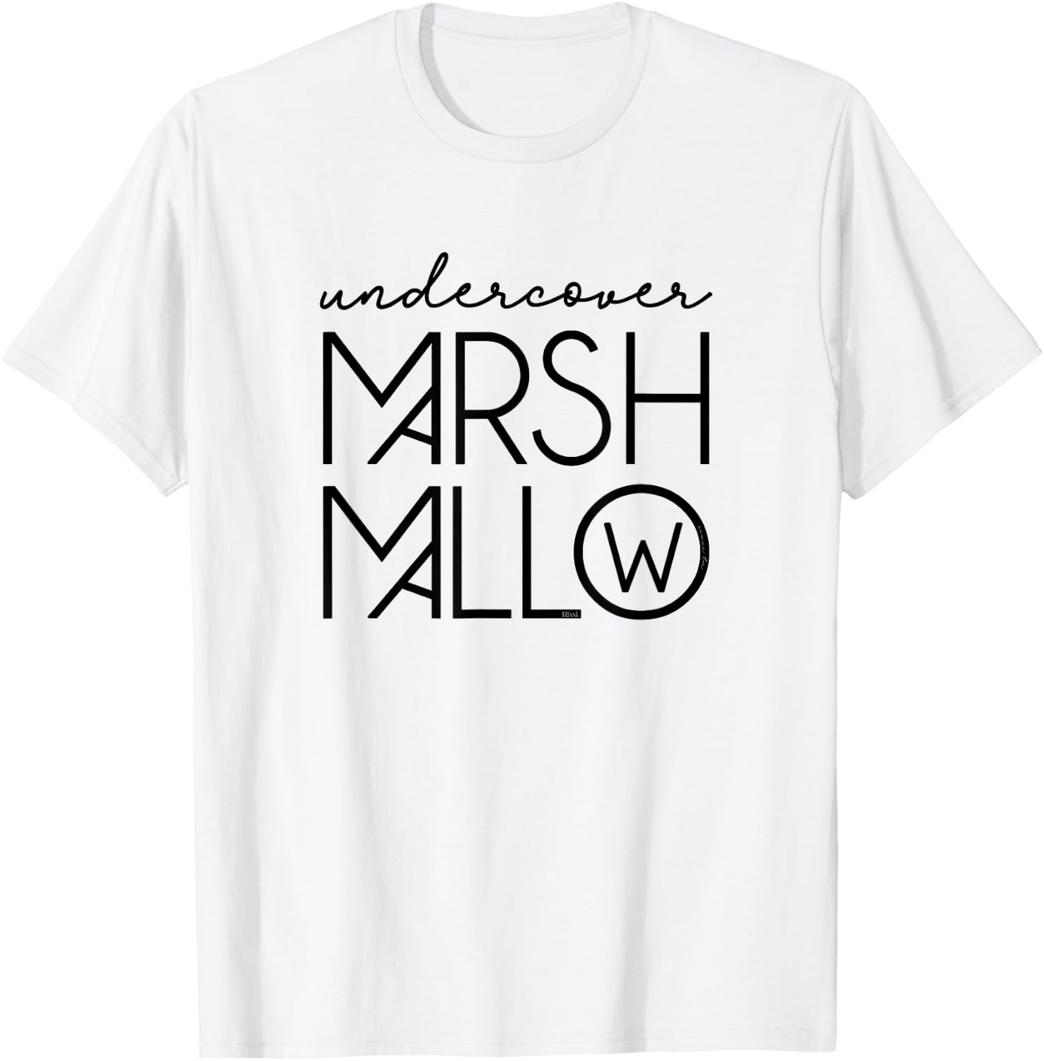 Marshmallow Undercover Costume Cool Alternative T-Shirt - T-Shirt | White