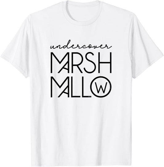 Marshmallow Undercover Costume Cool Alternative T-Shirt - T-Shirt | White