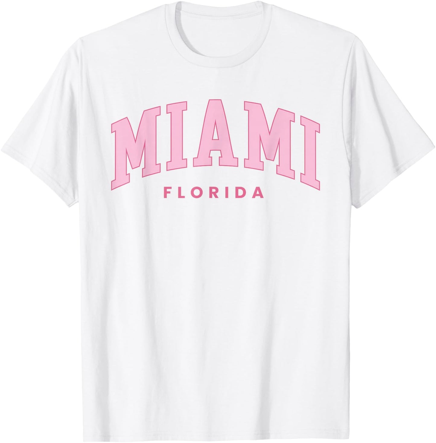 Retro Miami Florida Vintage Preppy Throwback Girls Kid T-Shirt - T-Shirt | White