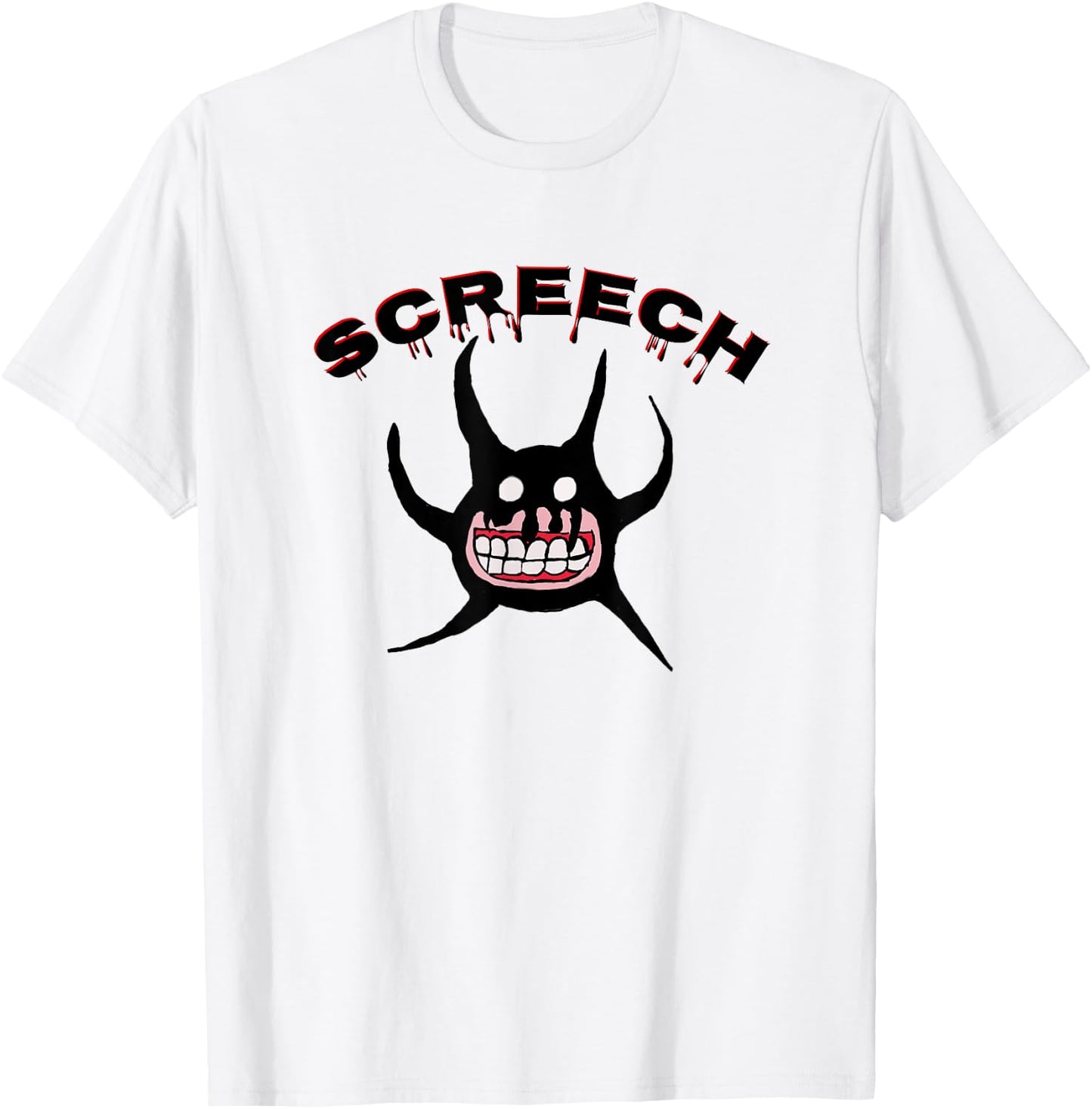 Screech Horror Game Doors Monster for Kids & Fans T-Shirt - T-Shirt | White
