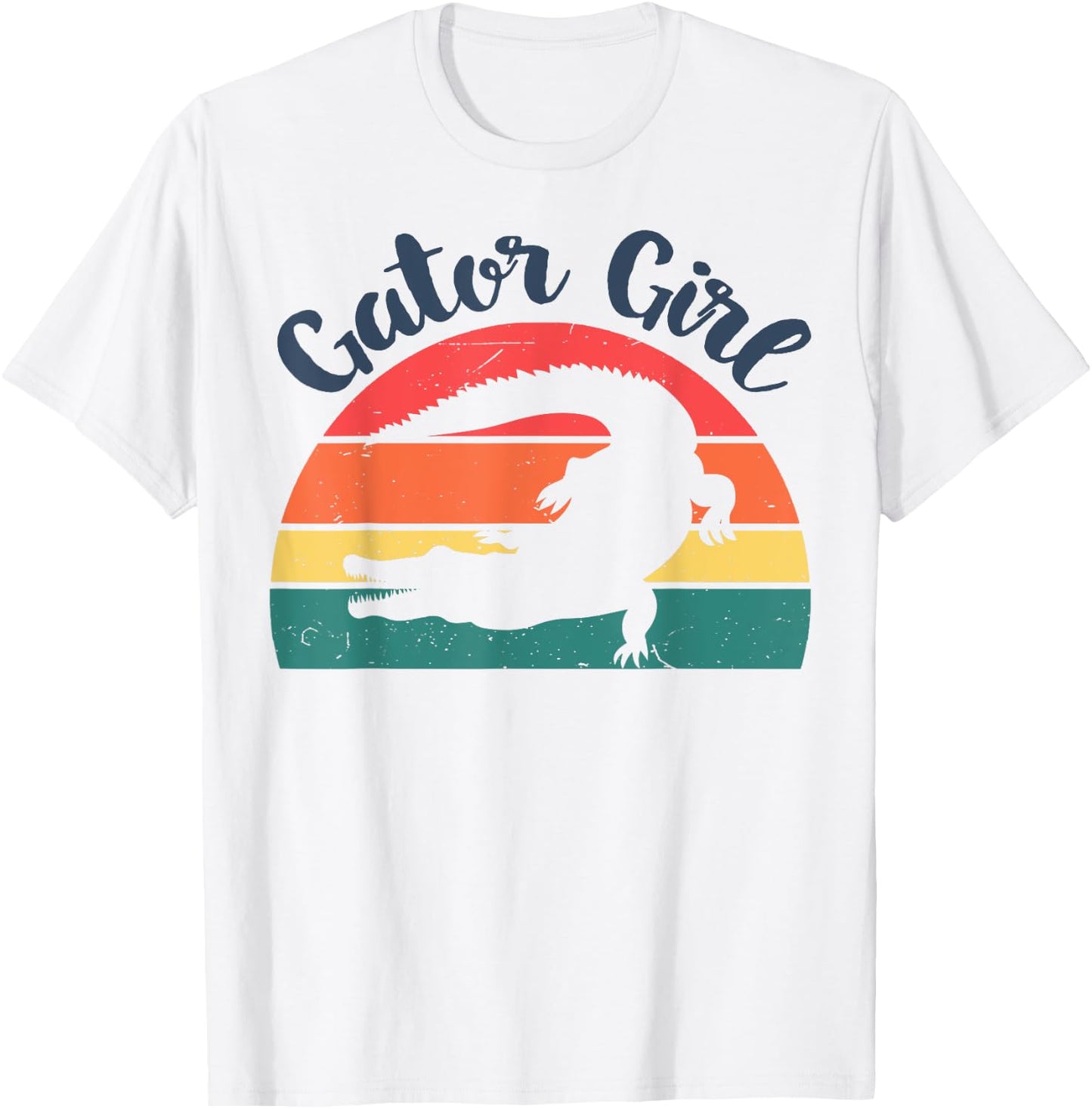 Retro Gator Girl Women Toddler See You Later Gator Alligator T-Shirt - T-Shirt | White