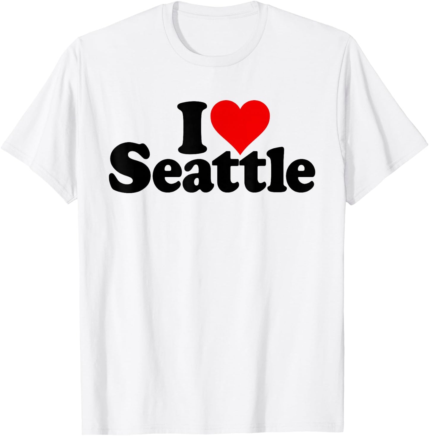 I Love Heart Seattle Washington T-Shirt - T-Shirt | White