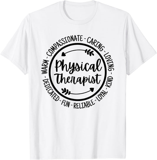 Physical Therapist PT Physical Therapy Physiotherapy T-Shirt - T-Shirt | White
