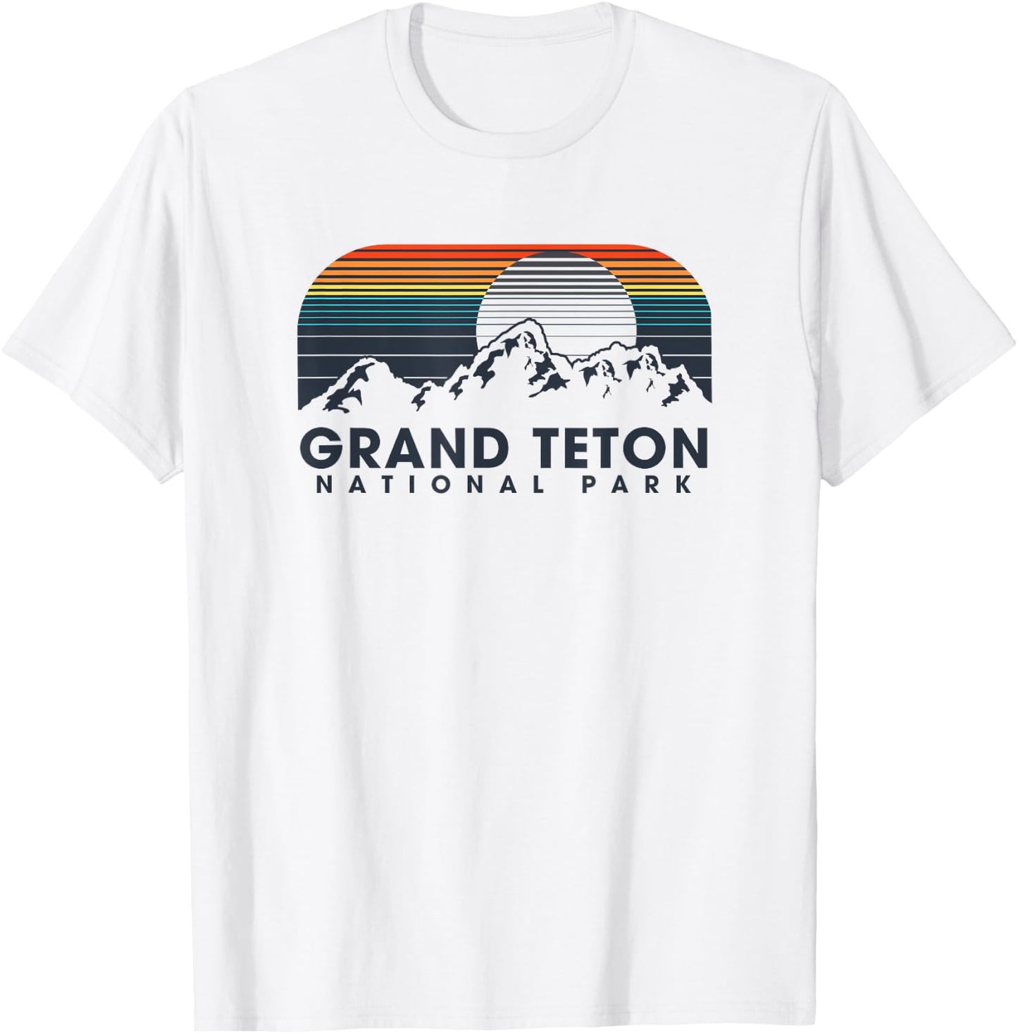 Grand Teton National Park Vintage T-Shirt - T-Shirt | White