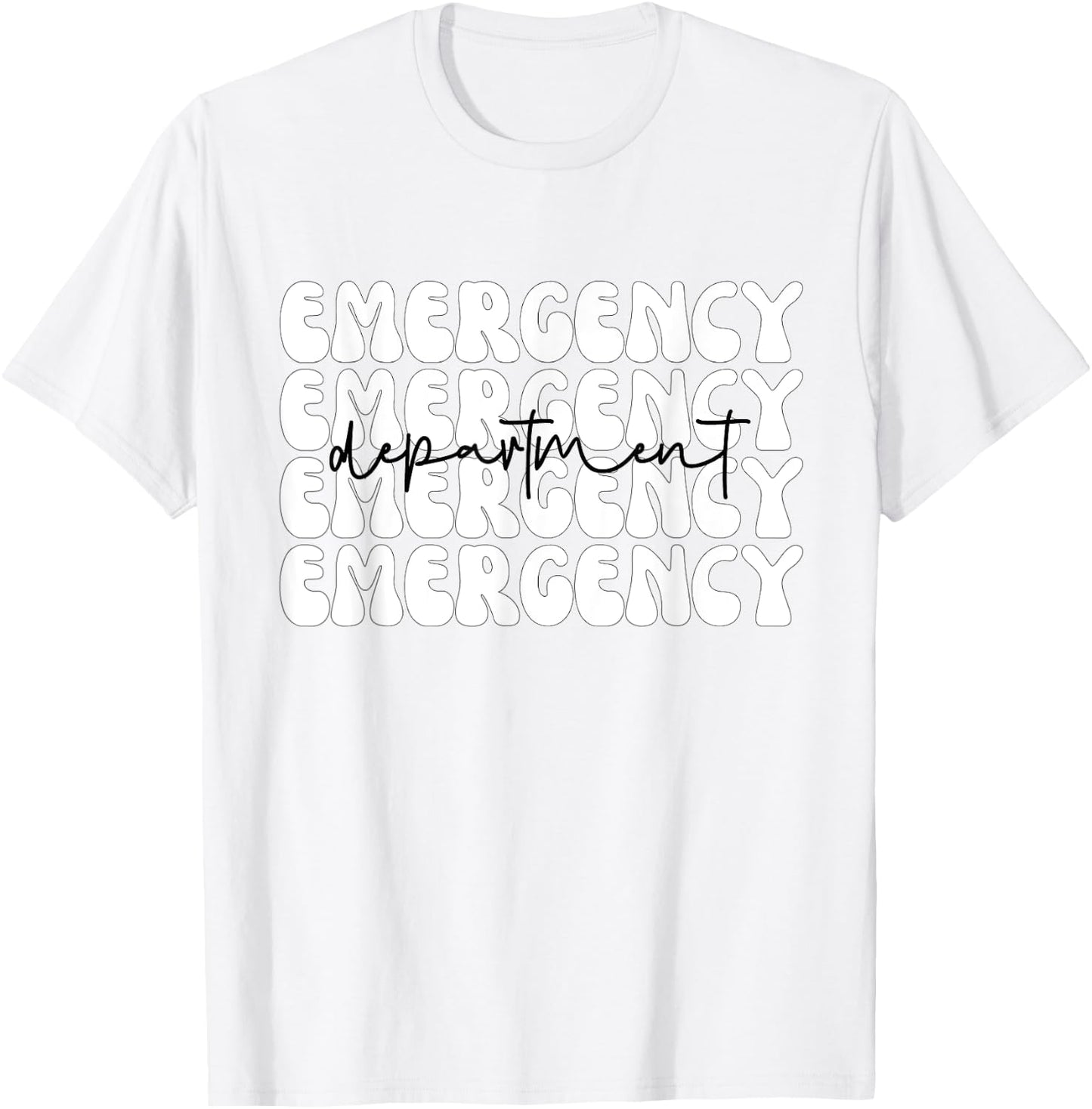 Emergency Department Emergency Room Healthcare Nursing T-Shirt - T-Shirt | White