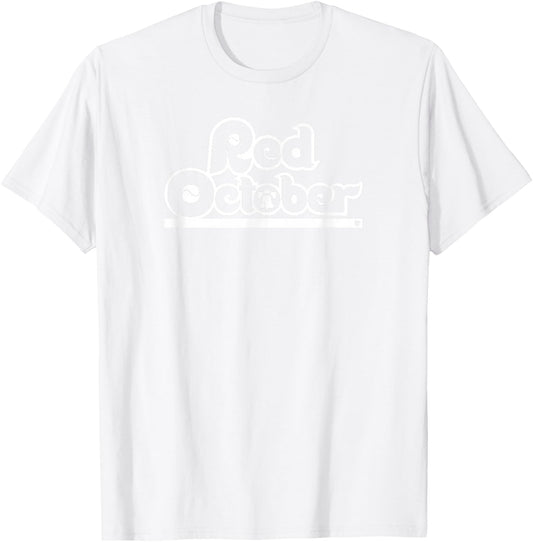 Red October - Philadelphia Baseball T-Shirt - T-Shirt | White