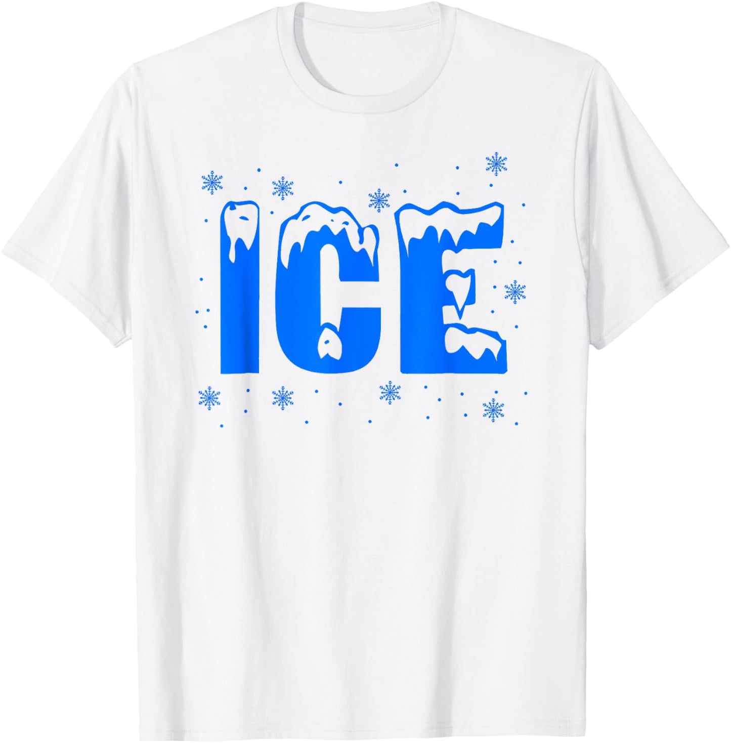 Frozen Ice Bag Funny Halloween Costume Ice Ice And Baby T-Shirt - T-Shirt | White