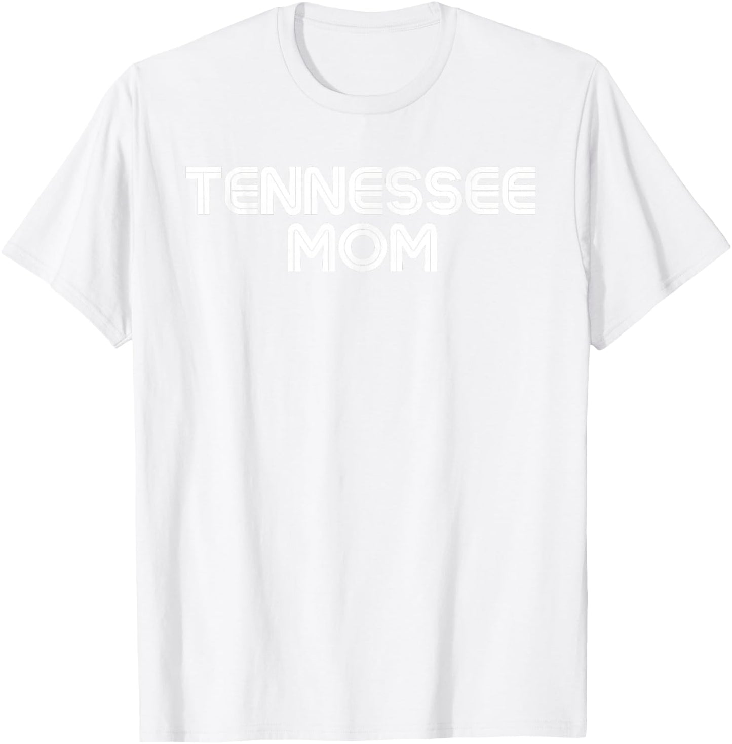 Retro Tennessee Mom TN Orange Vintage Tennessee Parent T-Shirt - T-Shirt | White