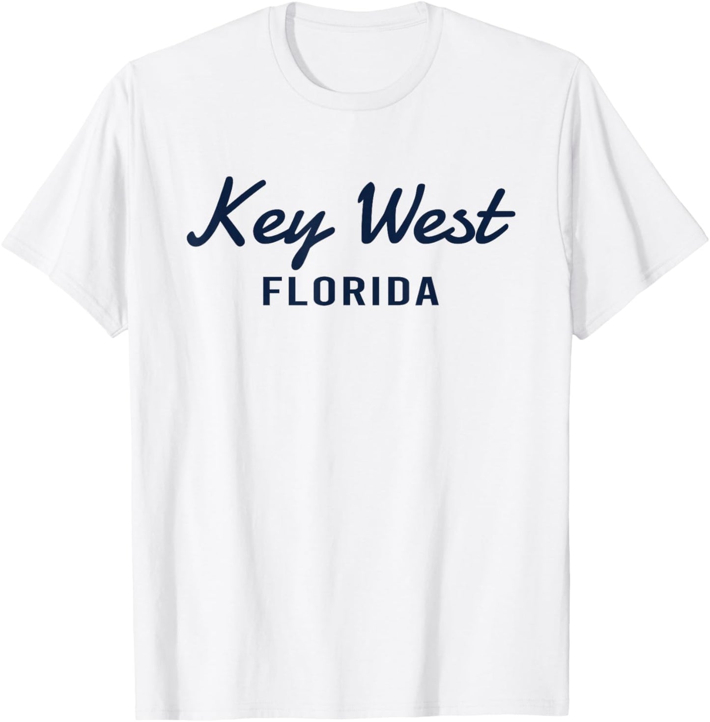 Key West - Florida - Throwback Design - Classic T-Shirt - T-Shirt | White