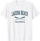 Laguna Beach California Vintage Nautical Paddles Sports Oars T-Shirt - T-Shirt | White