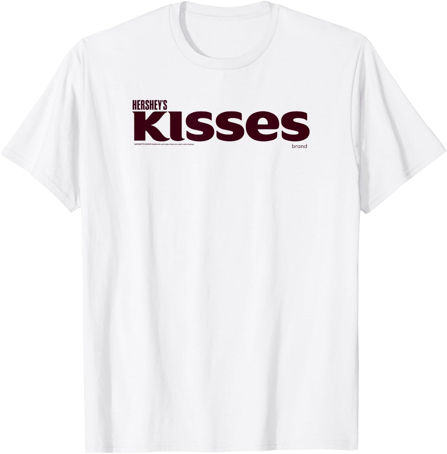Hershey's Kisses Wordmark Centered Logo T-Shirt - T-Shirt | White