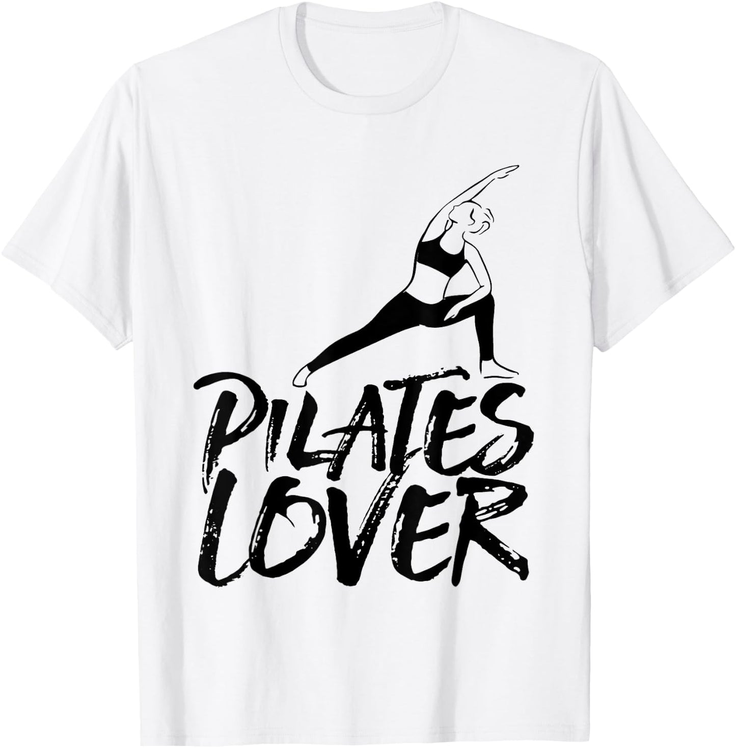 Pilates Lover Fitness Workout Training T-Shirt - T-Shirt | White
