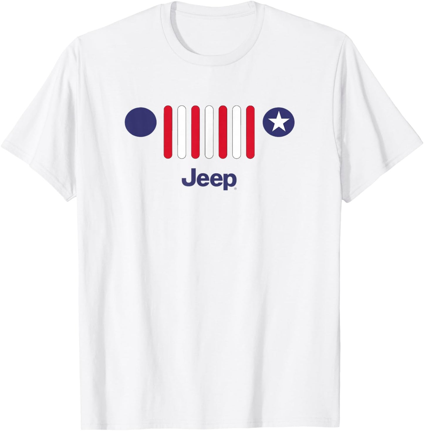Jeep America 7-Slot Grille T-Shirt - T-Shirt | White
