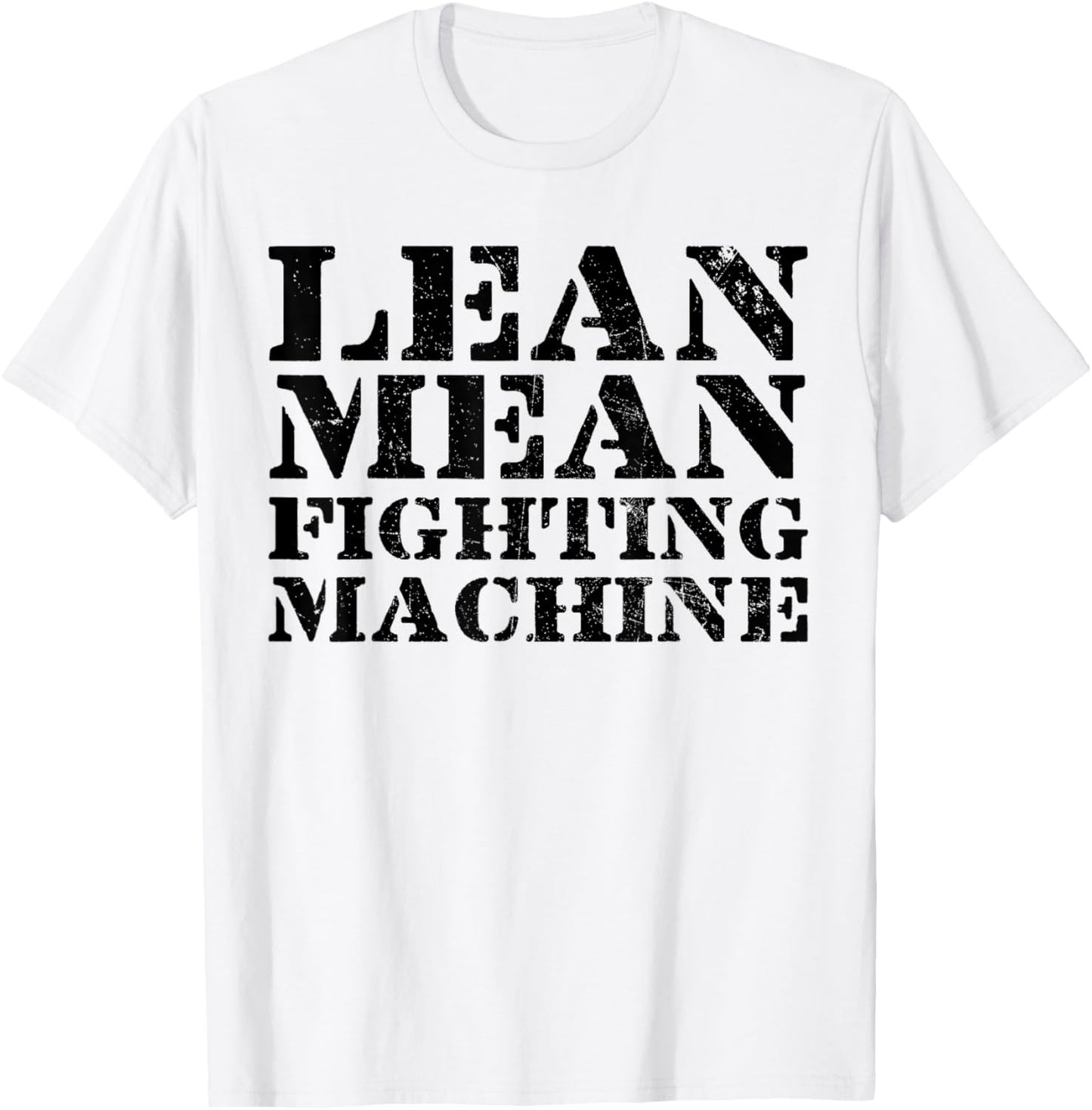 Lean Mean Cancer Fighting Machine, Chemotherapy T-Shirt - T-Shirt | White