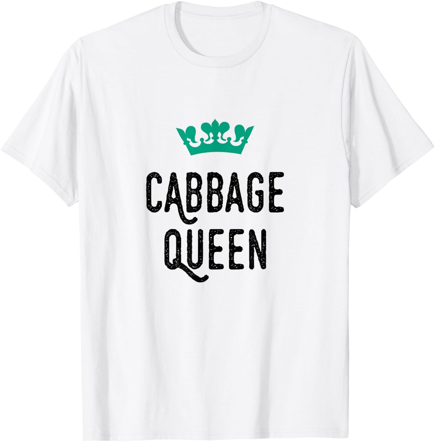 Cabbage Queen, Cabbage Lover, Cute T-Shirt - T-Shirt | White