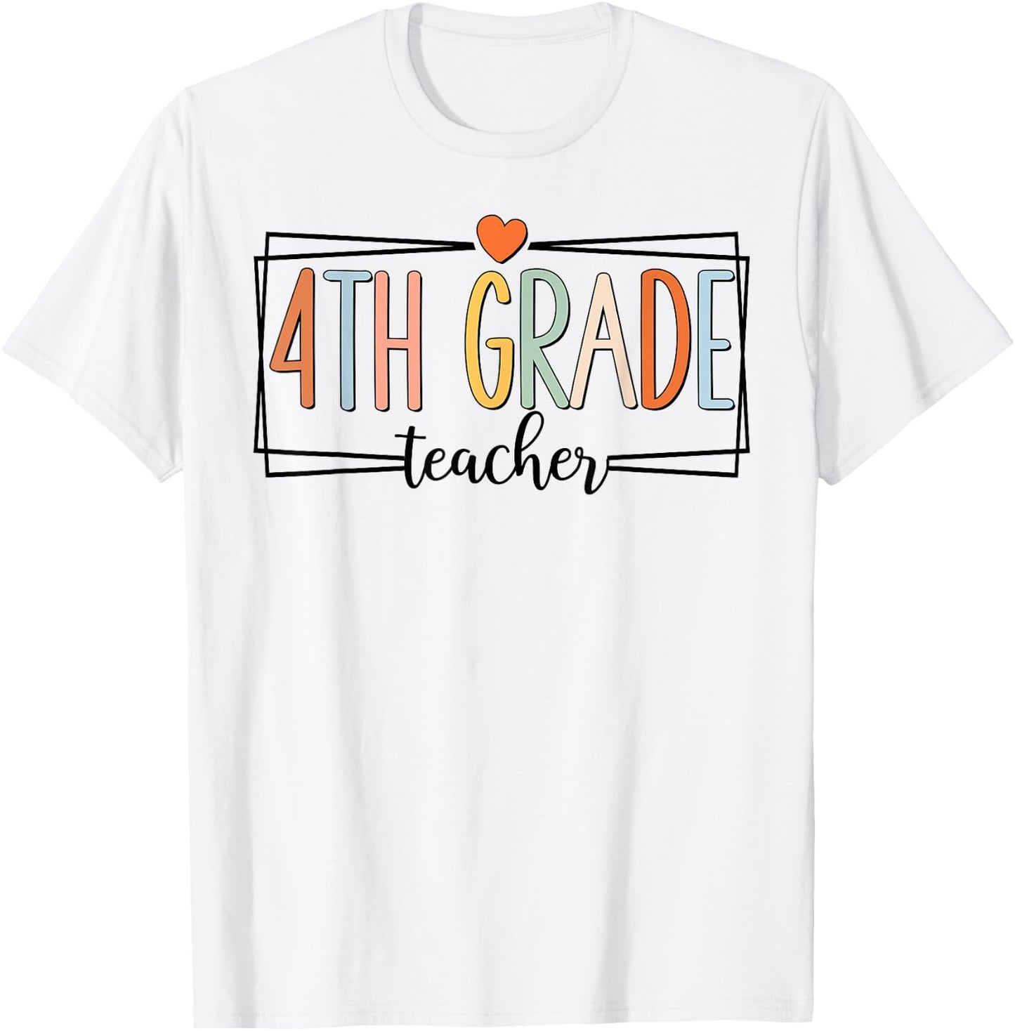 Fourth Grade Teacher 4th Grade Teachers Back to School T-Shirt - T-Shirt | White