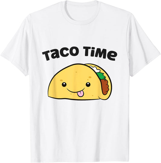 Taco Time Taco Tuesday Love Tacos T-Shirt - T-Shirt | White